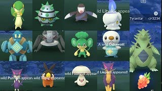 Catching Gen 5 Unova Pansage Klink Golett Deino Ferroseed Snivy and more [upl. by Rosenblatt989]