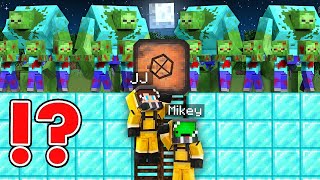 JJ And Mikey DIAMOND Bunker VS BLOOD ZOMBIE APOCALYPSE  in Minecraft Maizen [upl. by Charla]