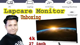 Lapcare Monitor 27 inch 4k Unboxing Gaming PC amp Video Editing [upl. by Kahler33]