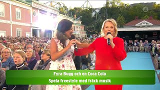 Arja Saijonmaa och Lotta tar oss tillbaka till 80talet med ”Fyra bugg oc…  Lotta på Liseberg TV4 [upl. by Darmit]