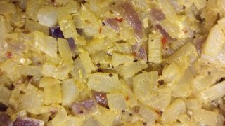 Radish Poriyal in TamilRadish Stir fryமுள்ளங்கி பொறியல்mullangi poriyal in Tamilmullangi curry [upl. by Ahsiner]