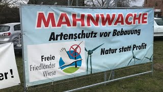 Freie Friedländer Wiese  300ste Mahnwache [upl. by Bernadine504]