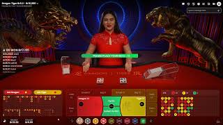 Unintentional ASMR Casino 🤞😊💐 Dragon and Tiger Mystical sounds of cards [upl. by Ayotol82]