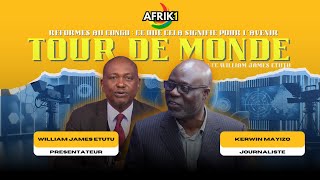 Tour de Monde  Changement Constitutionnel au Congo avec Kerwin Mayizo [upl. by Chester]