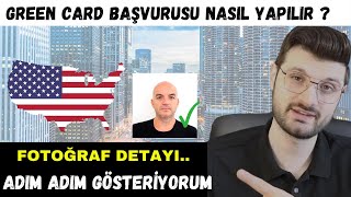 Green Card BAŞVURUSU NASIL YAPILIR  l Green Card Fotoğraf DETAYI l DV Lottery 2025 2026 [upl. by Arrekahs]