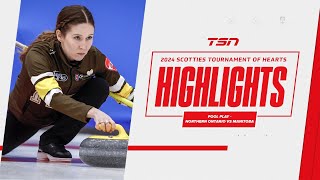 2024 SCOTTIES TOURNAMENT OF HEARTS HIGHLIGHTS Pool Play  Northern Ontario vs Manitoba [upl. by Lyndes57]