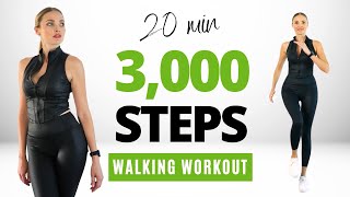 3000 Steps in 20 min Walking Workout YanaFit [upl. by Carita]