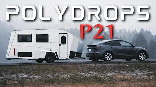 This Sleek Aerodynamic Camper Has Room for the Whole Family  Polydrops P21 [upl. by Nylessoj619]