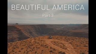 BEAUTIFUL AMERICA  Part 3  Moki Dugway Goosenecks Monument Valley [upl. by Aikkan]