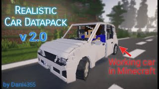 Realistic Car Datapack v20 Minecraft 1171192 [upl. by Wertheimer]