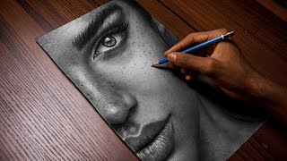 TRYING HYPER REALISM FOR THE FIRST TIME  HYPER REALISTIC DRAWING TUTORIAL FOR BEGINNERS [upl. by Llerod868]