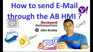 How to send automatic EMail through the AB HMI Using ActiveX Control [upl. by Atinit]