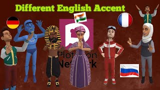 How to make plotagon characters speak different English Accent [upl. by Darian]