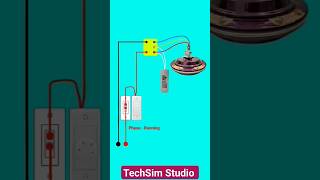 Fan Connection electrical viralvideo shorts TechSimStudio [upl. by Juno50]