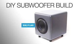 Building a Small Ported Subwoofer  by SoundBlab [upl. by Aveneg]