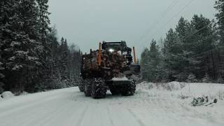 Kronos Gripto 1010 in a snowy Finnish forest [upl. by Naeloj224]