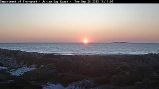 Jurien Bay coast sunset Tue 26 Sep 2023 [upl. by Nakhsa]