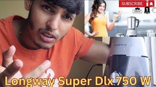 Longway super DLX 750W Mixer Grinderunboxing and review  Best Mixer Grinder Under 1399 [upl. by Marrin375]