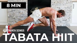 8 Min TABATA HIIT Workout No Repeats No Equipment Feat Tabata Songs [upl. by Teena135]