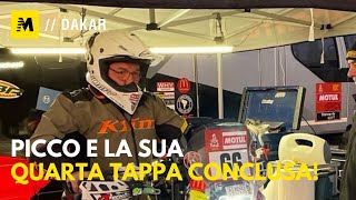 Franco Picco 4a tappa Dakar ci parla di Danilo Petrucci [upl. by Ahsekam]