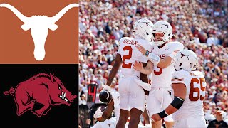 Arkansas Razorbacks vs Texas Longhorns Game Highlights  2024 College Football Highlights [upl. by Llewkcor]