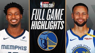 GRIZZLIES at WARRIORS  EMIRATES NBA CUP 🏆  FULL GAME HIGHLIGHTS  November 15 2024 [upl. by Eserrehs]