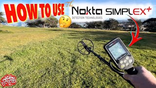 How To Use the Nokta Makro Simplex Metal Detector [upl. by Dougald571]