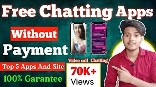 Free Chatting Apps Without Payment🔥 Free Chat App For Girls Indian  Girlfriend Banane Ka App [upl. by Champaigne]