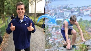 Jakob Ingebrigtsen Collapses at the end of INSANE Mountain Race  The Stoltzekleiven Mountain Race [upl. by Ammann152]