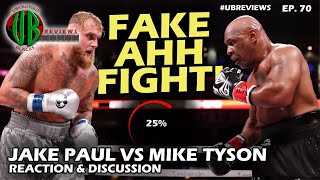 The Disappointing Paul vs Tyson Fight  UBreviews PaulTyson MikeTyson [upl. by Guinna38]