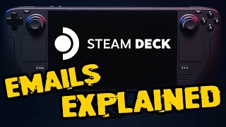 Steam Deck emails explained [upl. by Keelia]