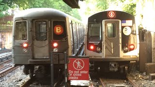 ᴴᴰ BMT Brighton Line R68 B Train amp R160B Q Train Racing out of Newkirk Plaza [upl. by Narda922]