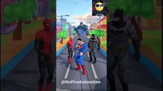 OHIO Superman Hit a Street light with Spiderman and Batman ytshorts viral [upl. by Maharba10]