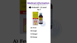 Ambrodil  LX basic information related to medical students ll medical information ll neet shorts [upl. by Maryanne]