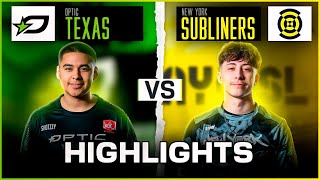 OpTic Texas vs New York Subliners HIGHLIGHTS  CDL Champs 2024  Winners Finals [upl. by Coulson278]