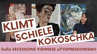 Dalla SECESSIONE VIENNESE allESPRESSIONISMO  Klimt Schiele e Kokoschka [upl. by Ricca]