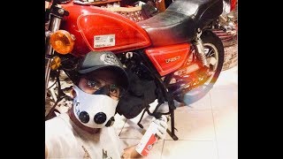 Como pintar el motor de una moto  Gn 125  Vlog 3 [upl. by Johst279]