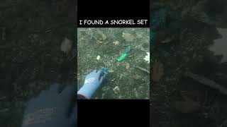 I found a kids lost snorkel mask underwater treasure hunting [upl. by Nevad]