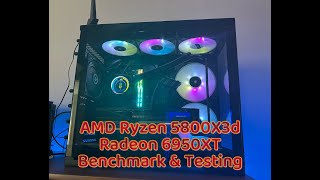 The Best Gaming Hardware That AMD Can Offer For Now  AMD 5800x3d  6950xt build test [upl. by Nosna584]