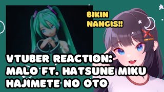 VTuber ID Reacts to Malo ft Hatsune Miku  Hajimete no Oto The First Melody┃Magical Mirai 2017 [upl. by Hgiel843]