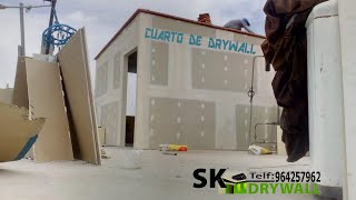 CUARTOS DE DRYWALL EN LA AZOTEA 💥HABITACIONES DE DRYWALL [upl. by Nylsaj]