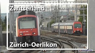 Züge am Zürich Oerlikon  Swiss Train Compilation [upl. by Patin]