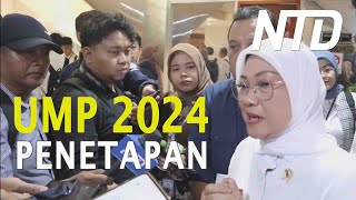 Pemerintah Tetapkan Upah Minimum Provinsi 2024 Jakarta Tertinggi [upl. by Secunda]