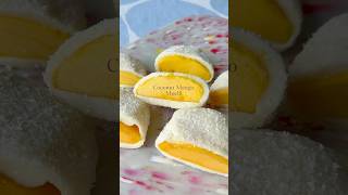 MANGO COCONUT MOCHI mango mangorecipe mochi coconut mangococonut [upl. by Dore]