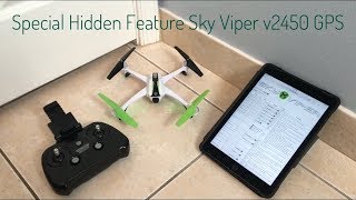 Special Hidden Feature Sky Viper v2450 GPS Drone [upl. by Oigimer]