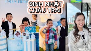 Vlog 2304 ll TƯNG BỪNG SINH NHẬT 8 TUỔI CỦA CHÁU TRAI TẠI VIỆT NAM [upl. by Rettig]