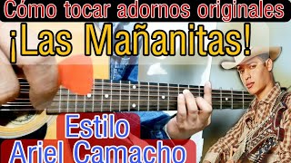 🚨Adornos ¡ORIGINALES 🚨🚨🚨🚨Las Mañanitas Estilo Ariel Camacho🤠Guitarra Estilo Campirano [upl. by Adok]