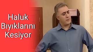 Haluk Bıyıklarını Kesiyor Çocuklar Duymasın 3Sezon 14Bölüm [upl. by Atelra760]