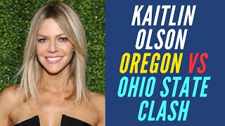 kaitlin olson  Oregon vs Ohio State Clash [upl. by Nnylarat]