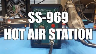 SDG 049 ProsKit SS969 Hot Air SMD Rework Station [upl. by Keg]